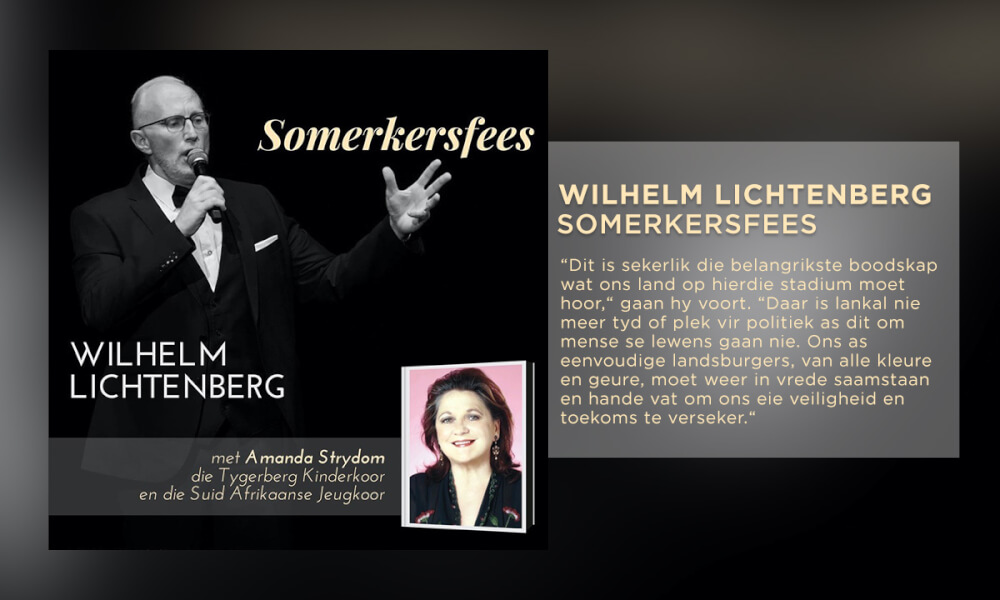 Wilhelm Lichtenberg sing SOMERKERSFEES