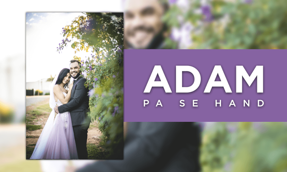 Adam se Hugo verras bruid met lied: PA SE HAND